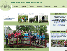 Tablet Screenshot of groupe-de-marche1000pattes.net